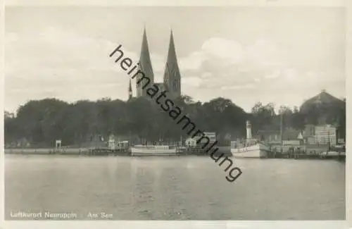 Neuruppin - Am See - Foto-AK 30er Jahre - Verlag Fritz Schöning Kiel