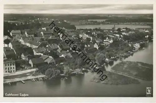 Lychen - Flieger-Foto aus 120m Höhe - Foto-AK 30er Jahre - Verlag Klinke & Co. Berlin