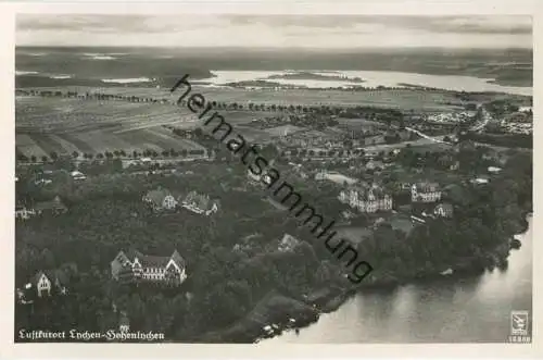 Lychen Hohenlychen - Fliegeraufnahme - Foto-AK 30er Jahre - Verlag Klinke & Co. Berlin