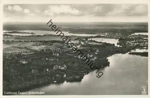 Lychen Hohenlychen - Fliegeraufnahme - Foto-AK 30er Jahre - Verlag Klinke & Co. Berlin