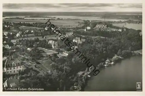 Lychen Hohenlychen - Fliegeraufnahme - Foto-AK 30er Jahre - Verlag Klinke & Co. Berlin