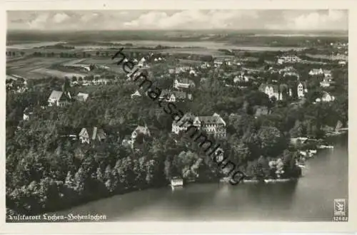 Lychen Hohenlychen - Fliegeraufnahme - Foto-AK 30er Jahre - Verlag Klinke & Co. Berlin