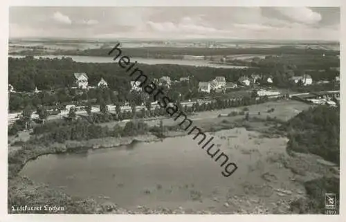 Lychen - Flieger-Foto aus 180m Höhe - Foto-AK 30er Jahre - Verlag Klinke & Co. Berlin