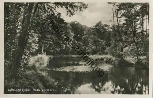 Lychen - Partie von der Woblitz - Foto-AK 30er Jahre - Verlag J. Goldiner Berlin