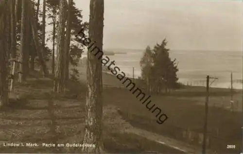 Lindow (Mark) - Partie am Gudelacksee - Foto-AK 20er Jahre