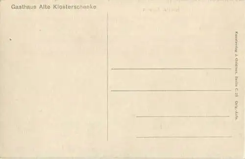 Koster Chorin - Verlag J. Goldiner Berlin