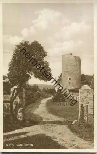 Burg Rabenstein (Fläming) - Foto-Ansichtskarte - Verlag Emil Balzer Belzig