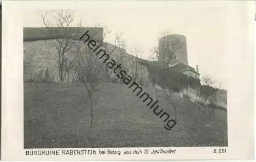 Burg Rabenstein (Fläming) - Foto-Ansichtskarte - Verlag Ludwig Walter Berlin
