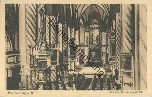 Brandenburg a. H. - St. Gotthardkirche 20er Jahre - Verlag Gustav Weiß Brandenburg