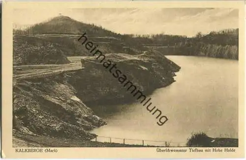 Kalkberge - Überschwemmter Tiefbau - Verlag J. Goldiner Berlin