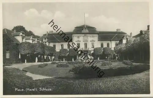 Plaue (Havel) - Schloss - Foto-AK 30er Jahre - Verlag Max Engel Plaue (Havel)