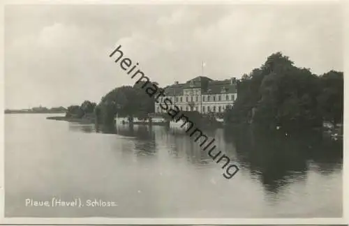 Plaue (Havel) - Schloss - Foto-AK 30er Jahre - Verlag Max Engel Plaue (Havel)