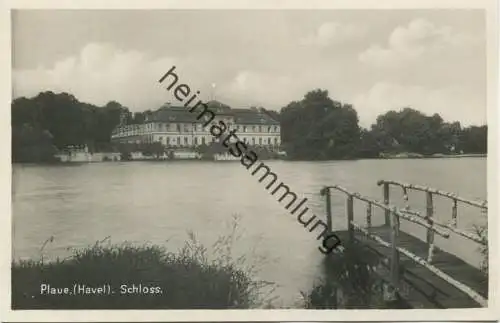 Plaue (Havel) - Schloss - Foto-AK 30er Jahre - Verlag Max Engel Plaue (Havel)