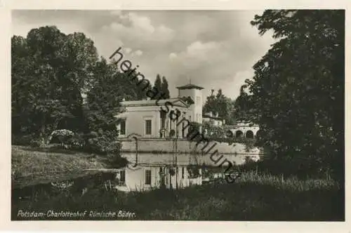 Potsdam - Sanssouci - Charlottenhof Römische Bäder - Foto-AK 30er Jahre - Verlag Hans Andres Berlin