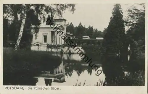 Potsdam - Sanssouci - Die Römischen Bäder - Foto-AK 30er Jahre - Verlag Ludwig Walter Berlin
