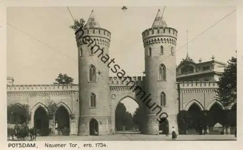 Potsdam - Nauener Tor - Foto-AK 20er Jahre - Verlag Ludwig Walter Berlin