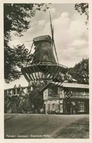 Potsdam Sanssouci - Historische Mühle - Foto-AK 30er Jahre - Verlag Hans Andres Berlin