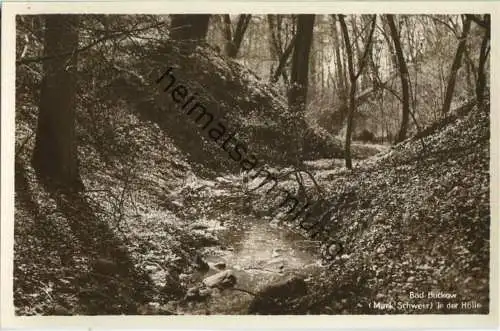 Bad Buckow - Hölle - Foto-Ansichtskarte - Verlag Rudolf Lambeck Berlin