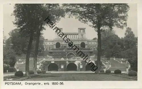 Potsdam-Sanssouci - Orangerie - Foto-AK 30er Jahre - Verlag Ludwig Walter Berlin