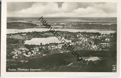 Buckow - Märkisches Höhenland - Foto-Ansichtskarte - Fliegeraufnahme - Verlag Klinke & Co. Berlin