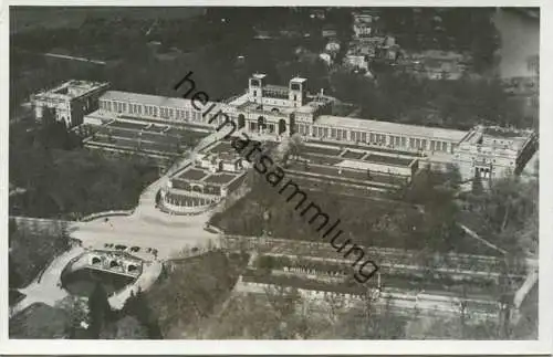 Potsdam-Sanssouci - Orangerie - Fliegeraufnahme - Foto-AK Handabzug 30er Jahre - Verlag R. J. Kern Flugdienst Berlin
