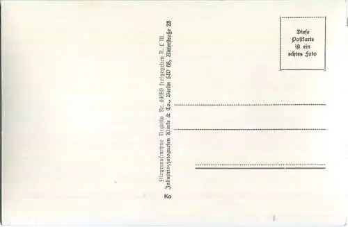 Buckow - Märkisches Höhenland - Foto-Ansichtskarte - Fliegeraufnahme - Verlag Klinke & Co. Berlin