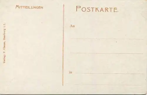 Saarburg - Sarrebourg - Kasernenansicht vom Schießplatz aus - Verlag P. Clauss Saarburg