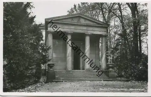 Schloss Charlottenburg - Mausoleum - Foto-AK 20er Jahre - Verlag Teo Heep Berlin