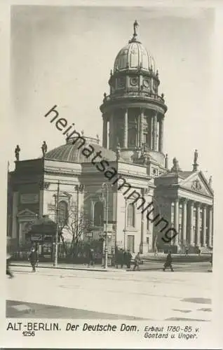 Berlin - Mitte - Der Deutsche Dom - Foto-AK 30er Jahre - Verlag Ludwig Walter Berlin