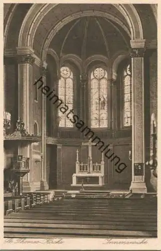 Berlin - Kreuzberg - St. Thomas-Kirche - Innenansicht 30er Jahre - Verlag Arthur Redecker Berlin