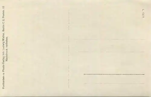 Alt-Berlin - Das Opernhaus i. J. 1883 - Verlag Ludwig Walter Berlin 30er Jahre