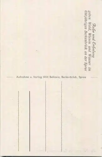 Berkenbrück - Dehmsee - Verlag Willi Behrens Berkenbrück