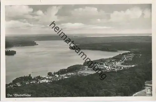 Werbellinsee - Flieger-Foto - Foto-Ansichtskarte - Verlag Max Krusche Finow