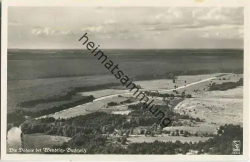 Wendisch-Buchholz - Dahme - Foto-Ansichtskarte - Fliegeraufnahme - Verlag Klinke & Co. Berlin