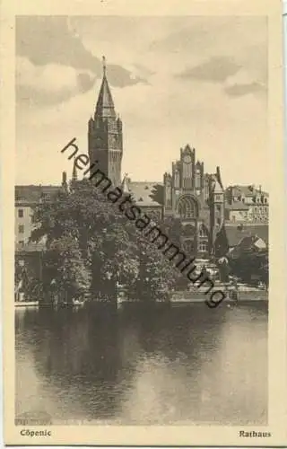 Berlin - Cöpenick - Köpenick - Rathaus 30er Jahre - Verlag J. Goldiner Berlin
