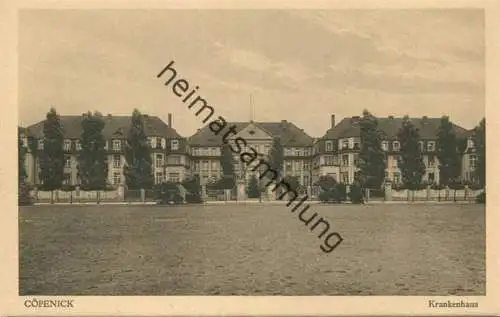 Berlin - Cöpenick - Köpenick - Krankenhaus 30er Jahre - Verlag J. Goldiner Berlin