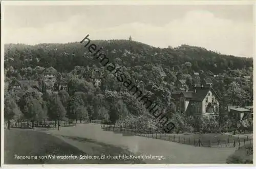 Woltersdorfer Schleuse - Panorama - Foto-Ansichtskarte 30er Jahre - Verlag Max O'Brien Berlin