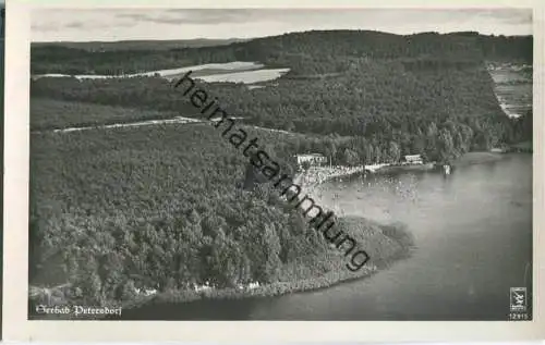 Petersdorf - Fliegeraufnahme - Foto-Ansichtskarte 30er Jahre - Verlag Klinke & Co Berlin