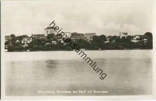 Strausberg - Panorama - Foto-Ansichtskarte 30er Jahre - Verlag Max O'Brien Berlin