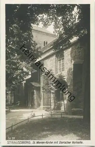 Strausberg - St. Marien-Kirche - Verlag Ludwig Walter Berlin