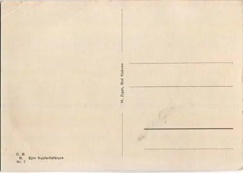 Kudowa-Zdroj - Bad Kudowa - Forsthaus - Heuscheuerstrasse - Ansichtskarte 30er Jahre - Verlag M. Zigan Bad Kudowa