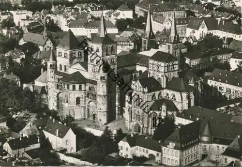Trier - Dom und Liebfrauenkirche - Foto-AK Grossformat - Hamburger Aero Loyd GmbH Hamburg gel. 1960