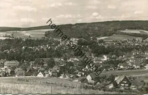 Berleburg - Blick vom Höllscheidt - Foto-AK gel. 1958