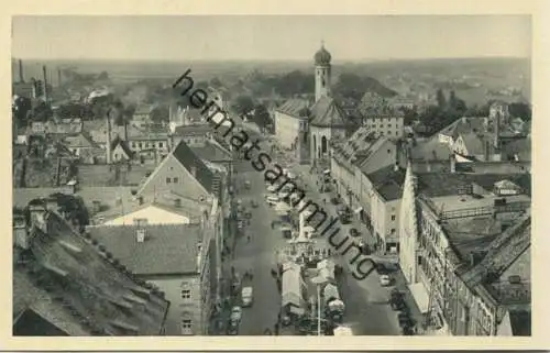 Straubing - Theresienplatz und Jesuitenkirche