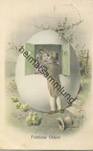 Fröhliche Ostern gel. 1909