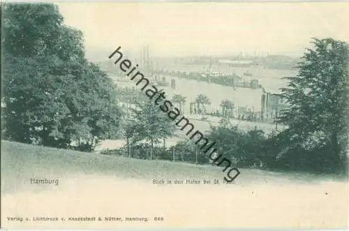 Hamburg - St. Pauli - Hafen - Verlag Knackstedt & Näther Hamburg