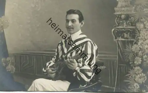 Bohemien - Mandolinenspieler - Foto-AK