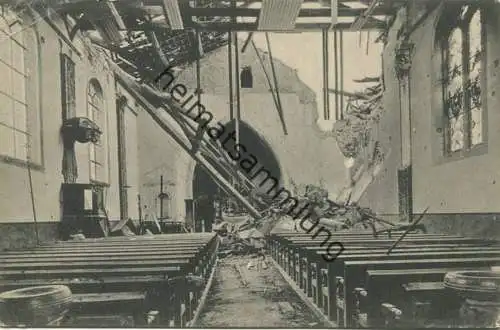 Leintrey - Kirche - Feldpost - gel. 1916