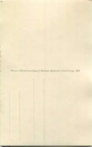 Parthenen - Montafon - Foto-Ansichtskarte - Verlag O. Steiner Schruns