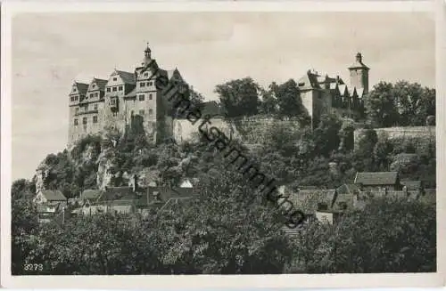 Burg Ranis - Foto-Ansichtskarte - Verlag P. König Lobenstein